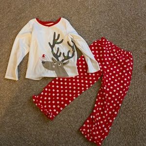 Christmas reindeer jammies. Size 5t